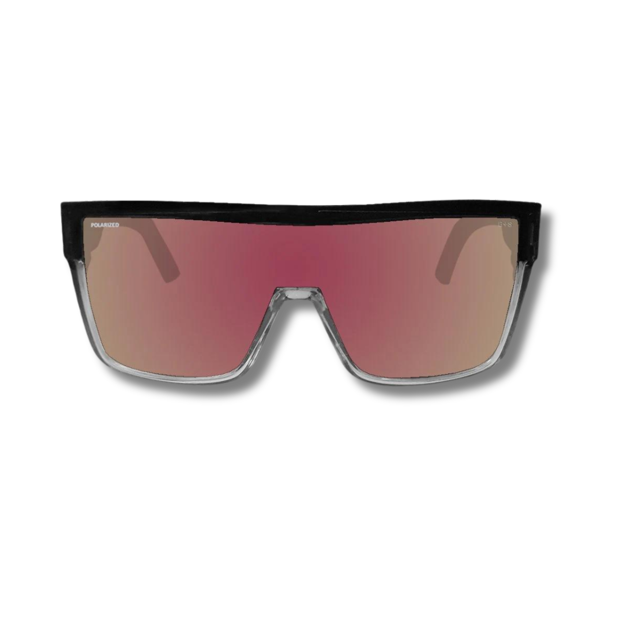 Bomber Eyewear - BUZZ Safety Polarized Rose Gold Mirror Crystal
